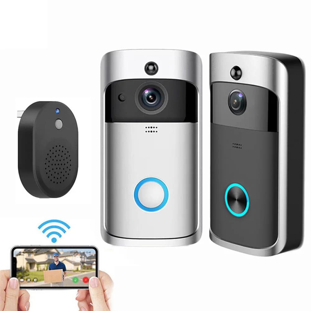 Smart V5 Video intercom Wireless WiFi Security Door Bell Visual 720P HD Remote Home Monitor Night Vision Intercom Phone Door