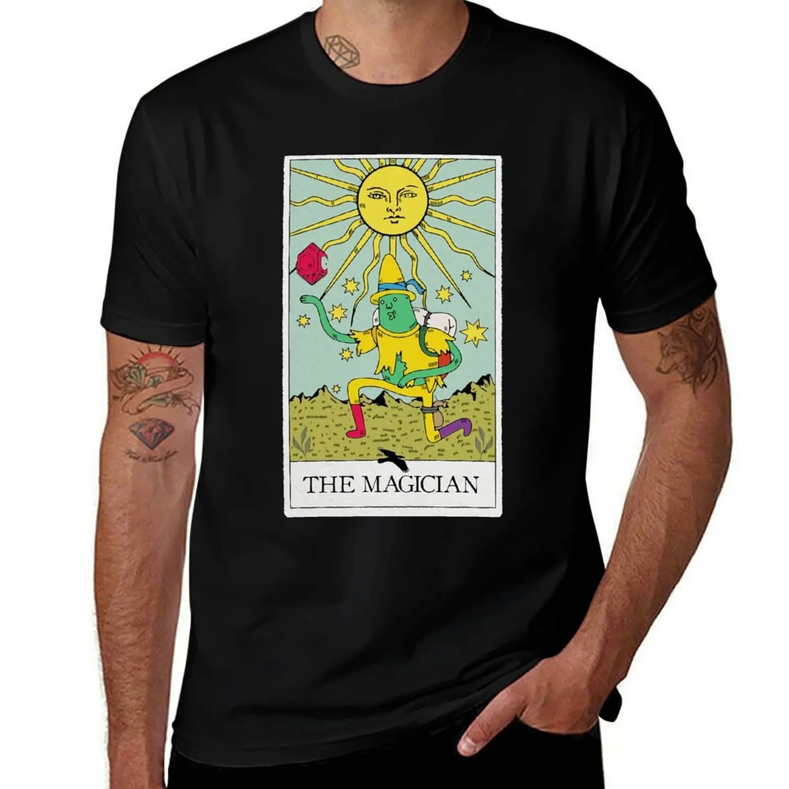 Magic Man Tarot Card - T-shirt The Magician T-shirt da viaggio ad asciugatura rapida