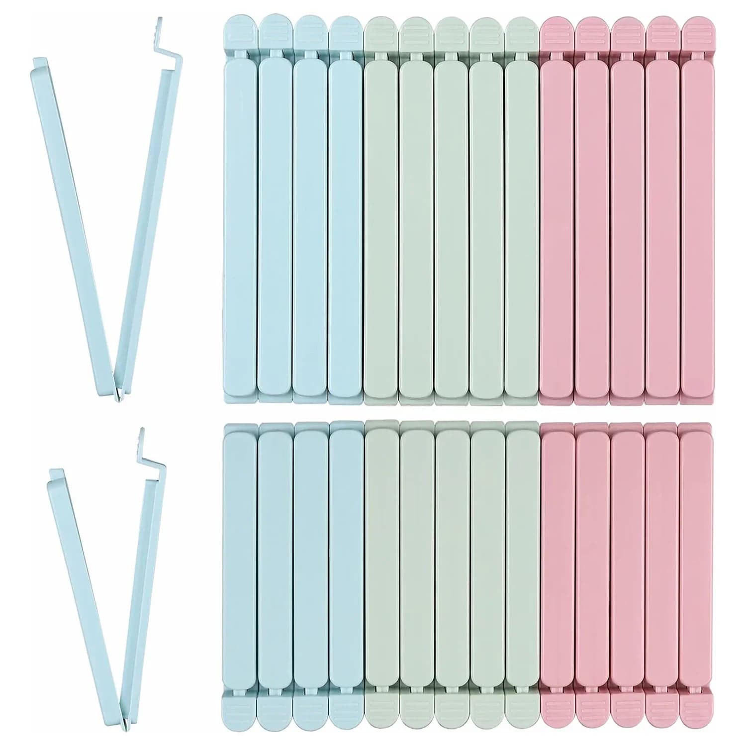 5Pcs Portable Kitchen Storage Food Snack Seal Sealing Bag Clips Sealer Clamp Plastic Tool Kitchen Accessories
