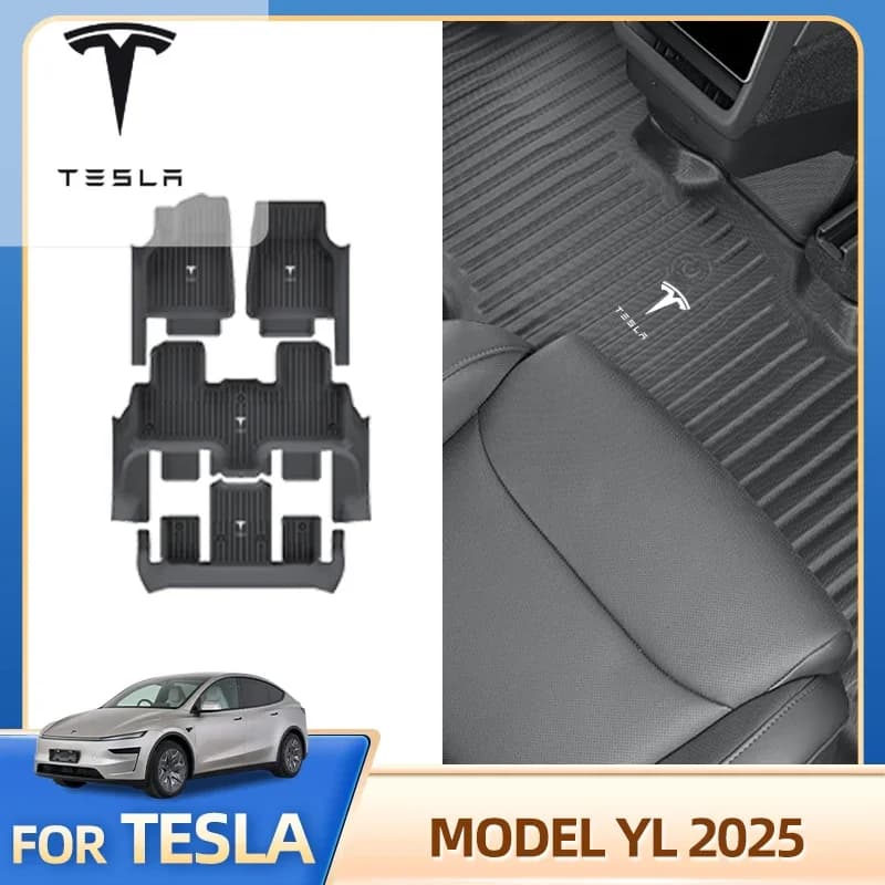 CALDO Per Tesla Modello YL 2025 Tappetino Speciale Auto Soglia Surround Completa TPE Tappetino Accessori Modifica Ca Adesivo Per Auto