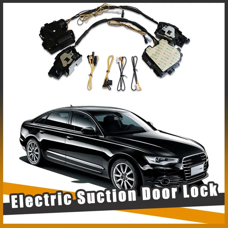 For Audi A6 Smart Auto Electric Suction Door Lock Automatic Soft Close Door Super Silence Vehicle Door