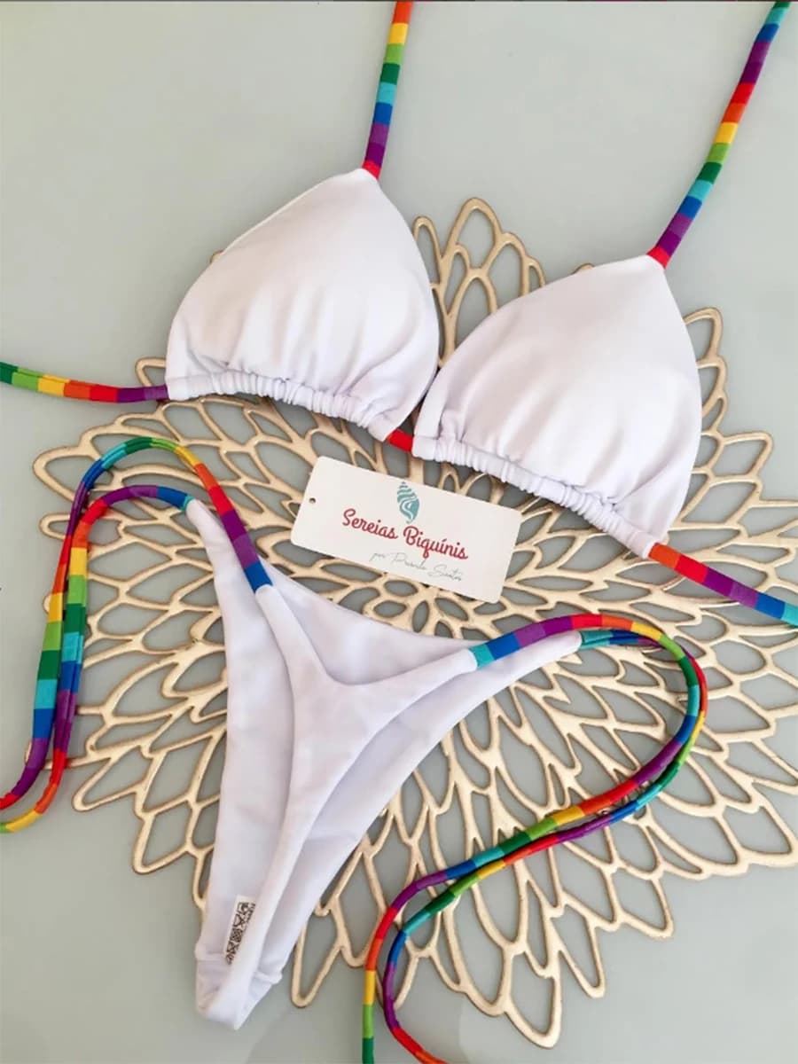Micro Bikini 2025 Women's Swimwear New Swimwear Sexy Swimwear Bikini Set Brazilian Biquini Women's Shade Beachwear Party Wear