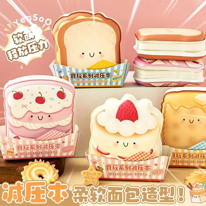 160 pcs Cute super adorable collectible toy stress-relief mini notebook high appearance value N-time sticky notes