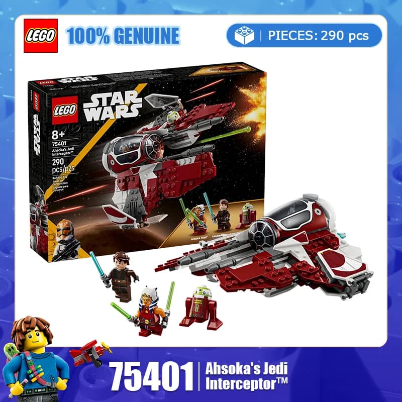Blocchi da costruzione Lego Serie Star Wars 75401 75410 Puzzle per bambini e bambine, giocattolo da costruzione, regalo