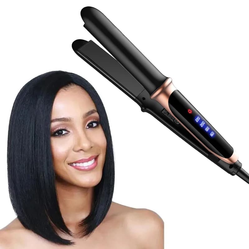 Professional 2 In 1 Hair Straightener Curler Flat Iron Dual Use Hair Styling Tool