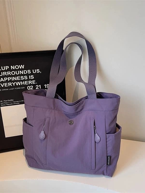 Nylon women's bag new fashion crossbody bag casual large capacity shoulder bag student tote bag canvas handbag