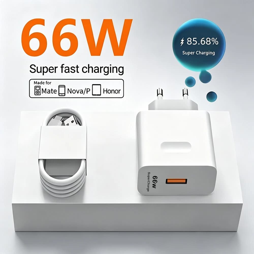6A 66W Super Quick Charger Type C USB Cable For Huawei P40 P50 P60 Mate 40 50 60 Nova 12 13 Honor 200 300 400 Magic 3 4 5 6 Pro