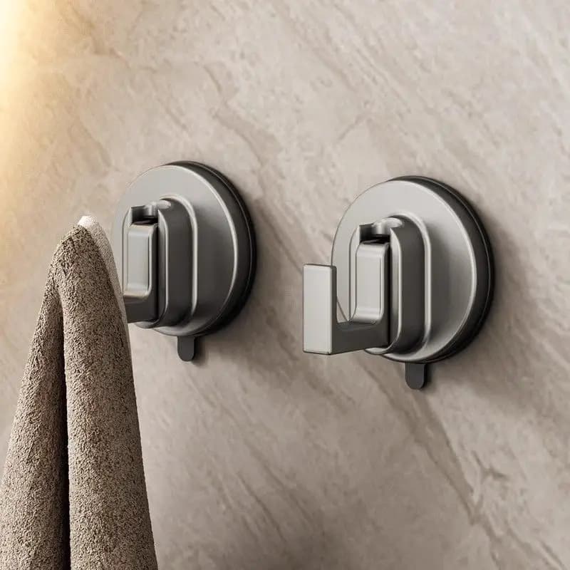 1/2/4 Pezzi Ganci a Ventosa Senza Foratura, Impermeabili, per Cucina e Bagno, Appendiabiti da Parete, Ganci Robusti per Asciugamani e Vestiti