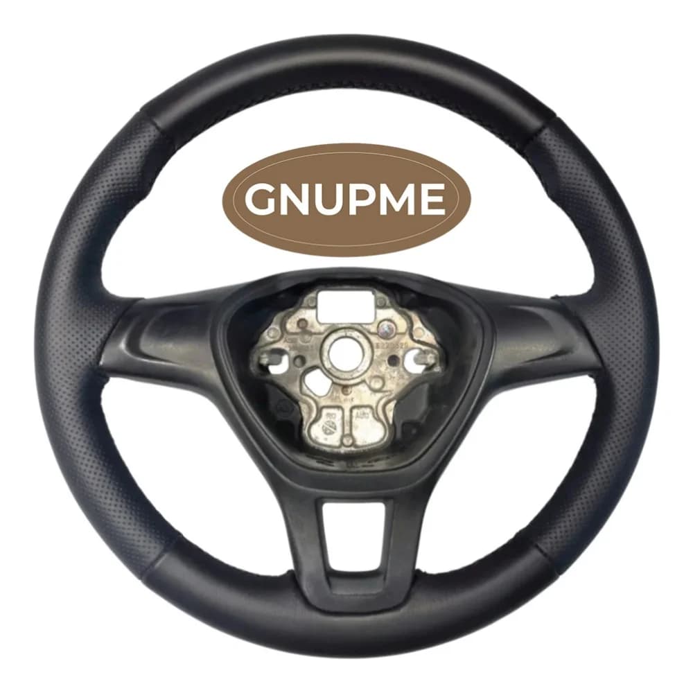 Custom Black Leather T6 California Caravelle Kombi Multivan Transporter 2015-2021 Car Steering Wheel Cover For Volkswagen Amarok