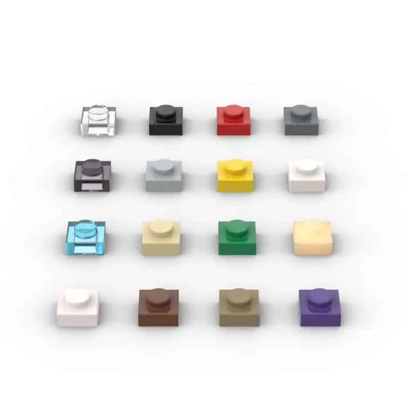 MOC 10PCS 3024 1x1 Piastra Building Blocks Kit Scheda ad alta tecnologia Pannello luminoso Mattoni Particelle Puzzle Giocattolo Per bambini Compleanno Regali per bambini
