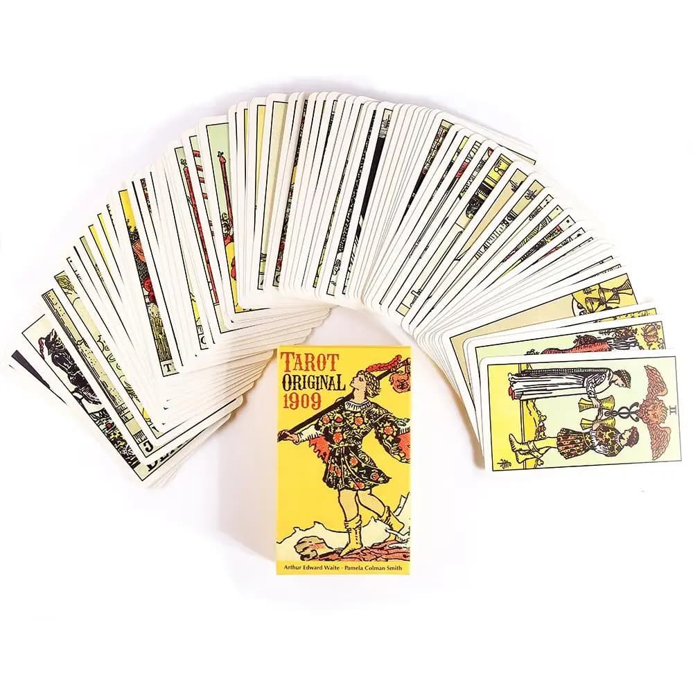 10.3*6cm 78 pz. Mazzo di Tarocchi Originale del 1909, Gioco da Tavolo per il Tempo Libero, Carte Oracolo per la Divinazione e la Profezia