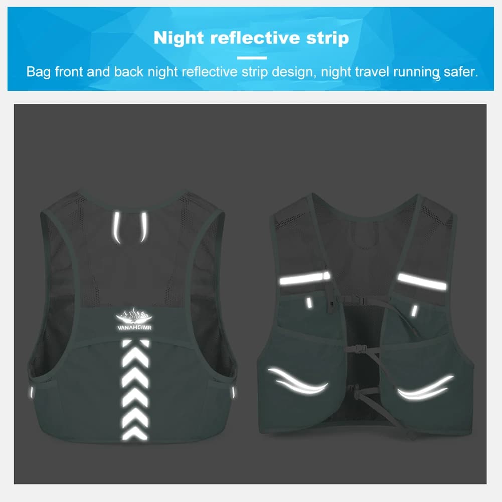 Breathable Ultralight Hydrating Vest for Running, Functional Vest for Cycling, Marathon, Hiking, For Men and Women
