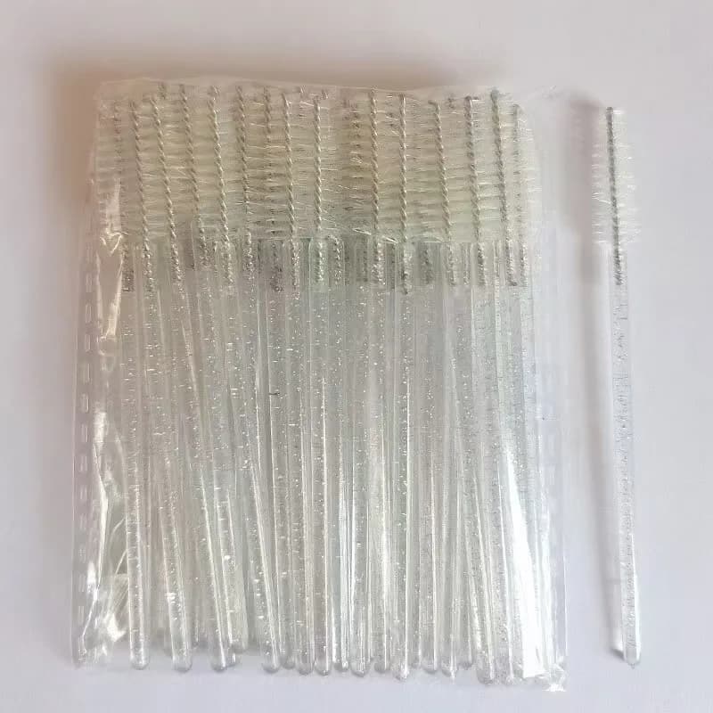 Wholesale Eye Wands Eyelash Brushes Lash Extension Spoolies 100/500/1000pcs Colorful Disposable Mascara Brushes for Eyebrow Beau