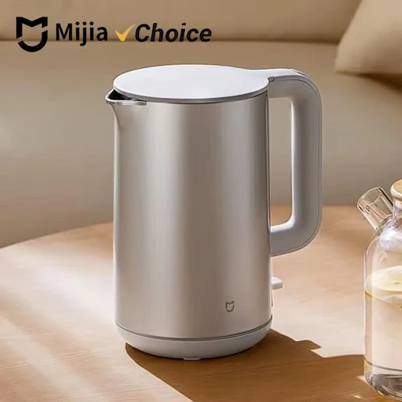 Electric kettle Mijia S1, Hot Water kettle Stainless Steel Plate 316, 1800W High Power, 1.7L for Home Use