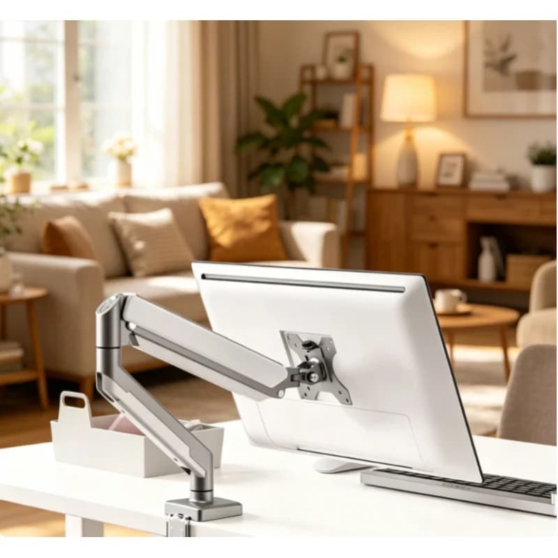 32 Inch Max Universal Computer Monitor Desk Mount 19.8 LBS Capacity Height Adjustable Screen Bracket
