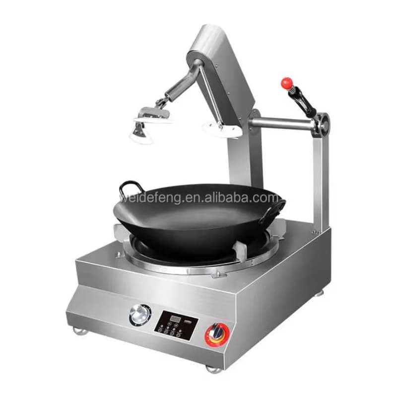 Robot da Cucina Intelligente per Frittura e Cottura: Macchina Elettrica Automatica per Wok, Noodles e Pasta