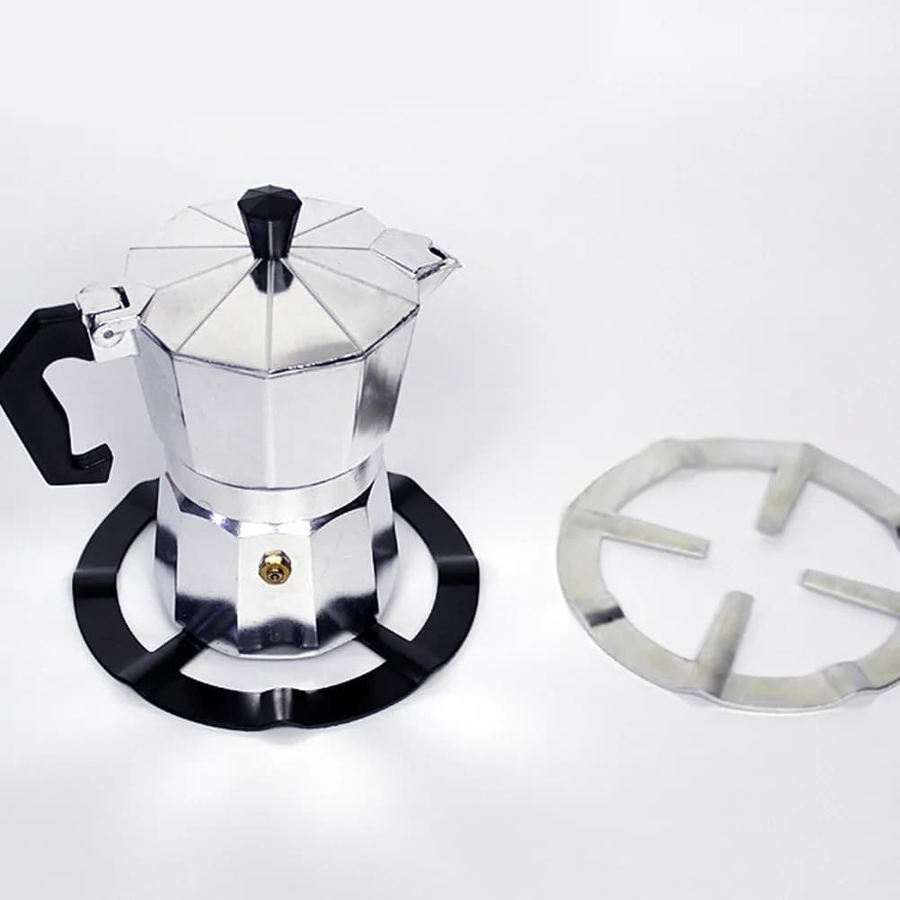 Pot Stove Stand Heavy-Duty Cast Iron Gas Burner Ring for Small Pots Coffee Makers Oven Grill Campfire Use Rustproof