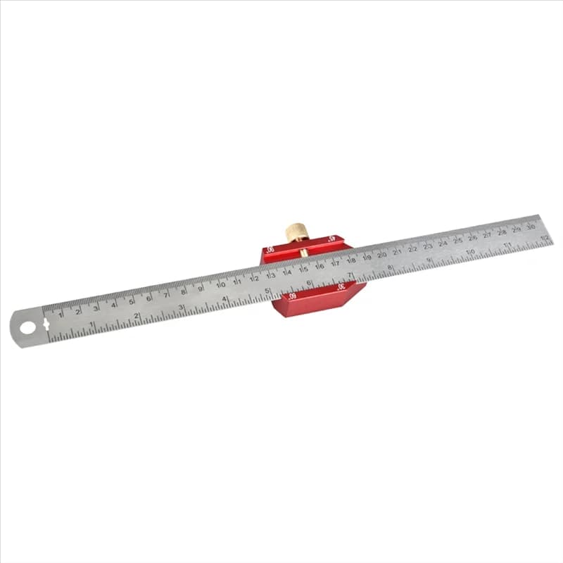 -A61K 1 Piece Aluminum Alloy Woodworking Ruler Carpentry Angle Ruler Carpentry Side Ruler