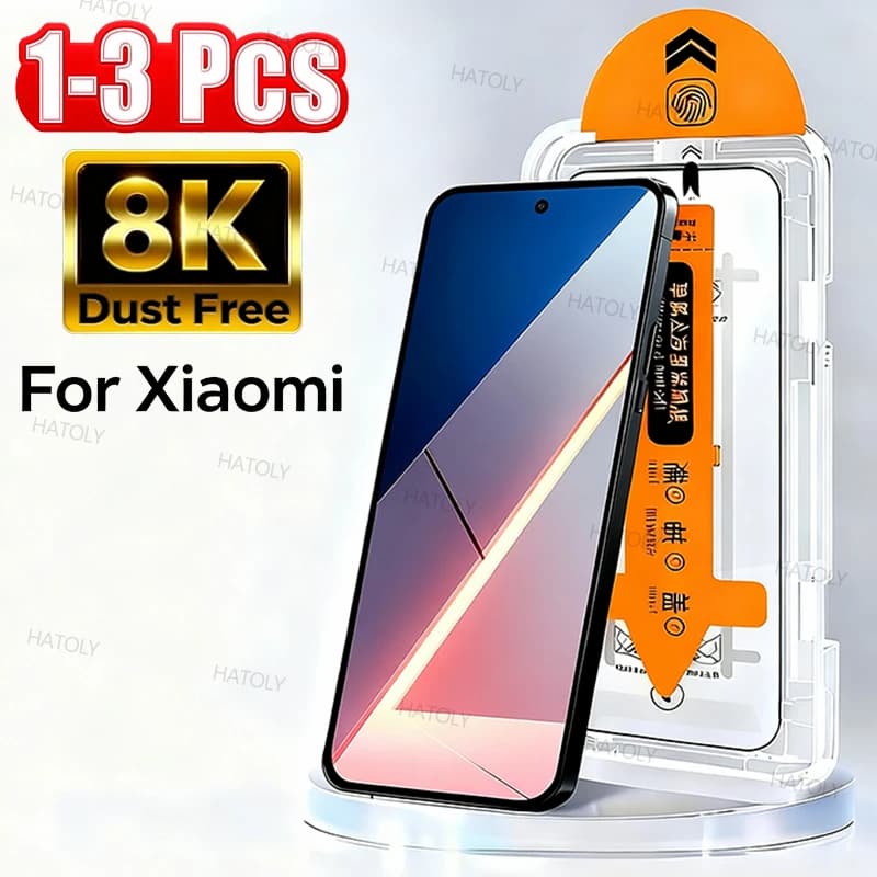 Vetro temperato senza polvere per Xiaomi Poco M7 4G Protezione schermo facile da installare Xiaomi Poco M7 4G Vetro del telefono per Xiaomi Poco M7 4G