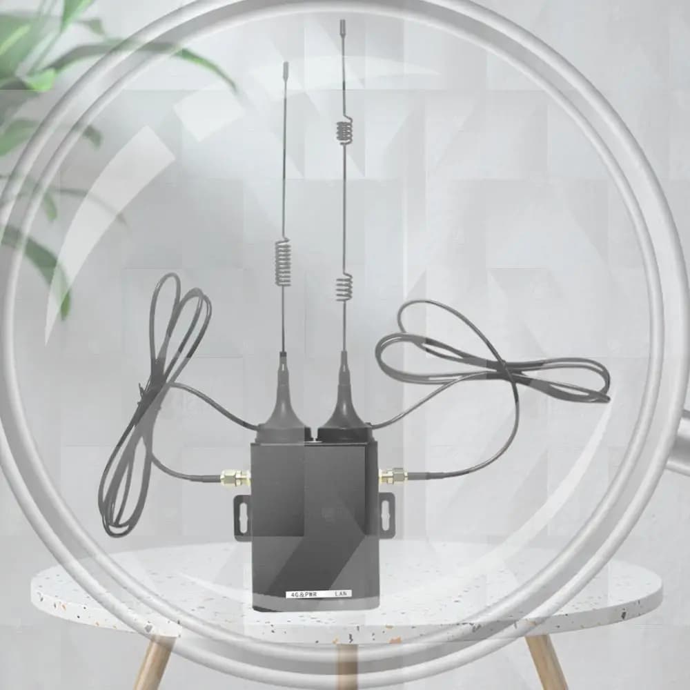 H927 WiFi Router Industrial Grade 4G LTE SIM Card Router with External Antenna Support 16 WiFi Users for Outdoor