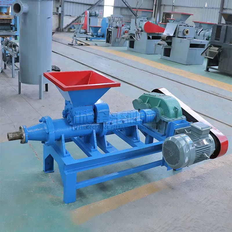 Hydraulic Charcoal Stick Making Machine, Small Bamboo Charcoal Powder Extruder for Barbecue Charcoal Production