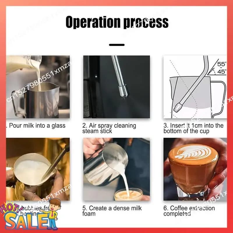 ABCL 2PCS Ugello A Vapore Punta Beccuccio 4 Fori Per Breville Serie 8 Caffettiera Ugello A Vapore Schiuma di Latte Beccuccio di Ricambio