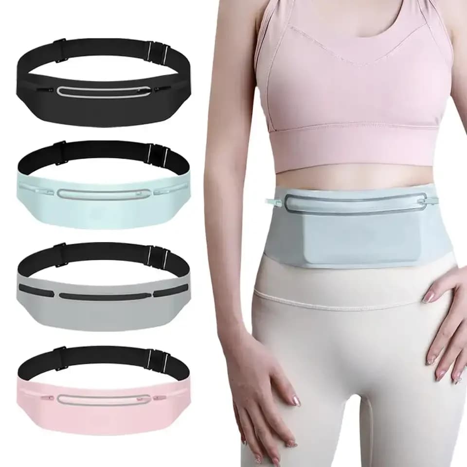 Sports Waist Waist Bag Adjustable Wallet Man Woman Running Waist Belt Laptop Phone Door Gym Bag for Jogging Travel