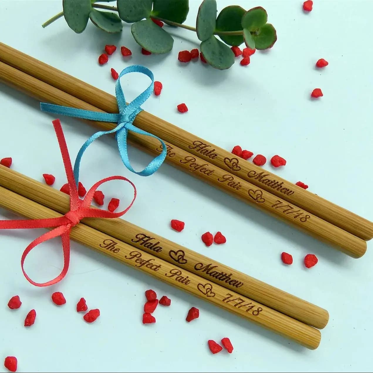 100pr laser engraved baquettes, custom wedding favors, wedding favors, wands, wedding favors, Japanese wands