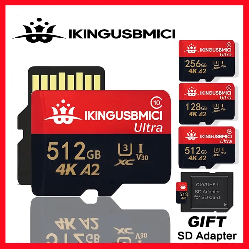 Quality Smartphone Durable 10 Premium Quality 32/64/128/256/512gb Sd Flash Mini Uhs-i U3 Flash High Class High Card Speed Fast