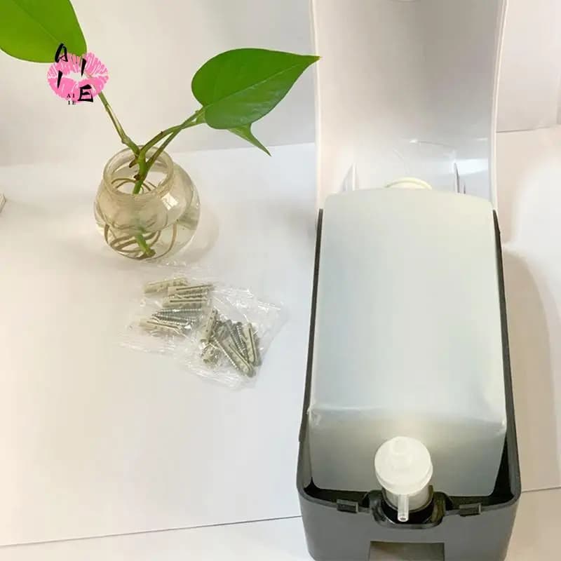 Dispenser di sapone manuale da parete in plastica ABS A11E da 1000 ml - Disponibile in bianco