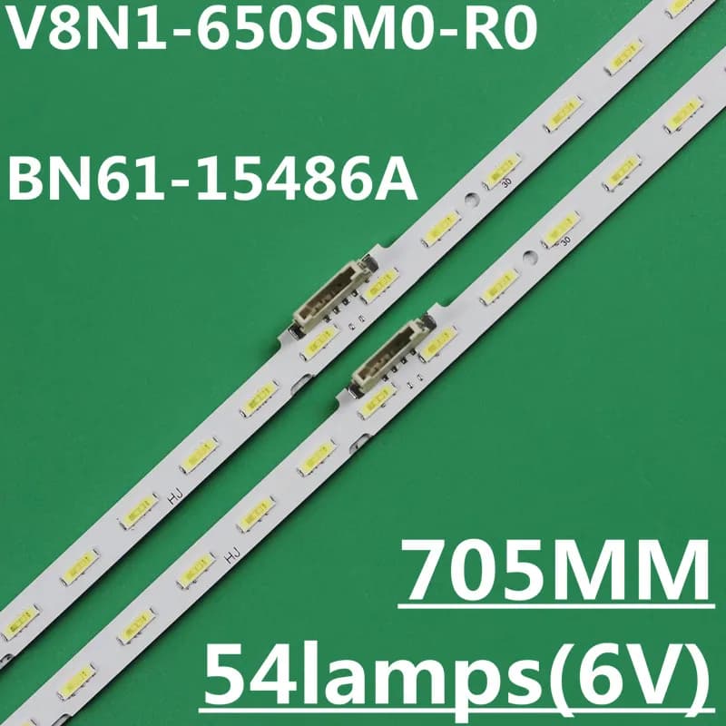Striscia di retroilluminazione a LED V8N1-650SM0-R0 BN61-15486A UN65RU710DF UN65RU7300 UN65RU7100 UA65NU7090 UA65NU7100 UA65NU7300 CY-N065HGLV2H