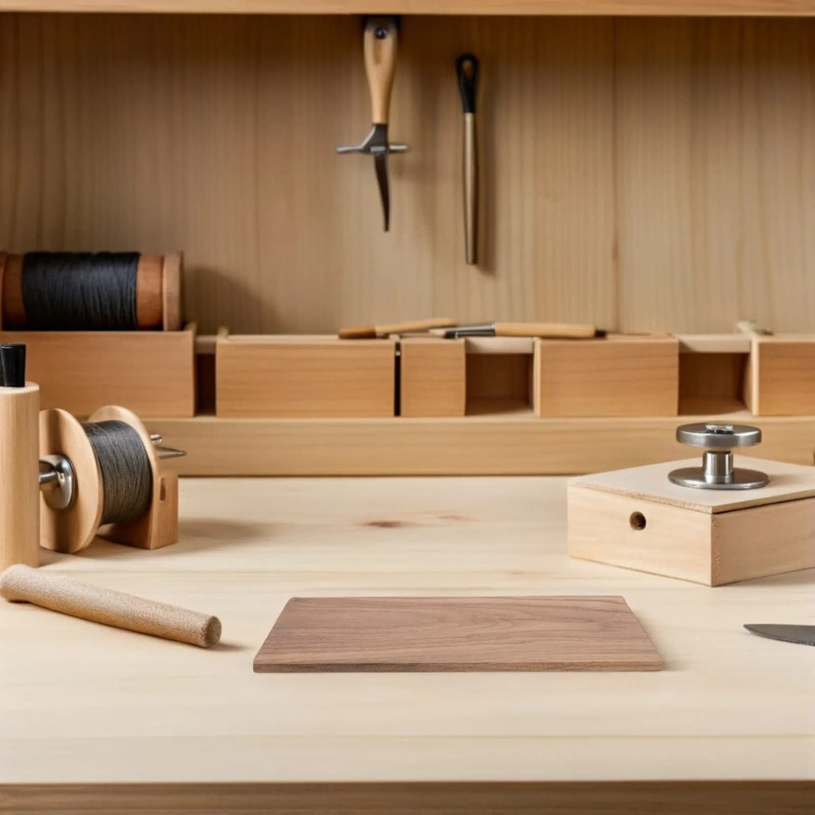 Blocco di Legno Massello di Noce, Tavola Spessa in Legno Duro per Progetti di Intaglio Fai-da-Te, Forniture per Intaglio del Legno con Venature Uniche per Principianti