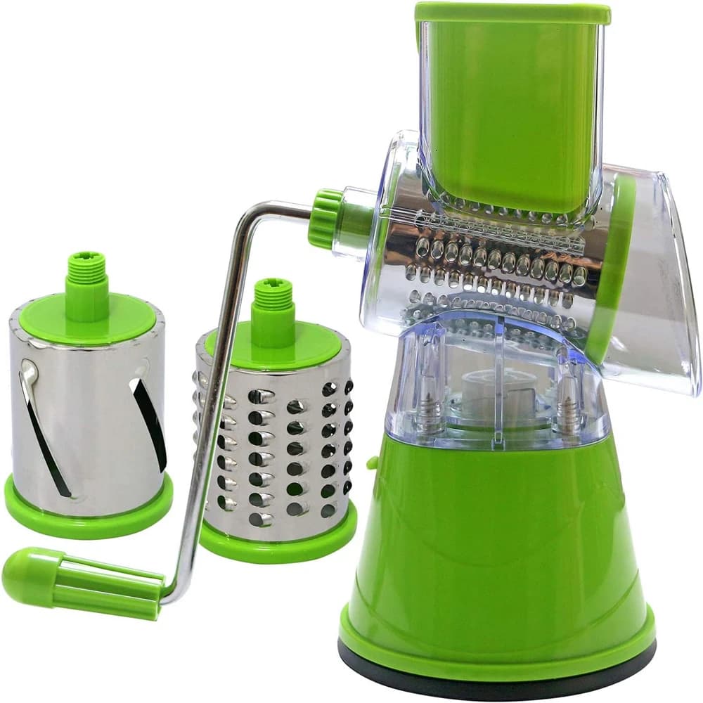 LMETJMA Spiralizer rotante verdure affettatrice formaggio grattugia per verdure trituratore zucchine Noodle Maker Spaghetti Spiralizer JT256