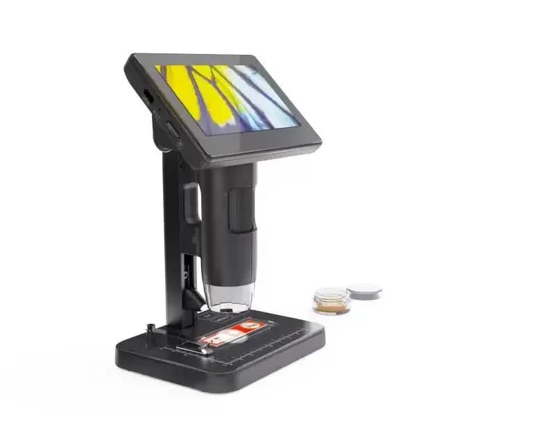 Lente d'ingrandimento per microscopio Lucrehulk con lenti ottiche Microscopio digitale LCD da 5,0 pollici per riparazione mobile