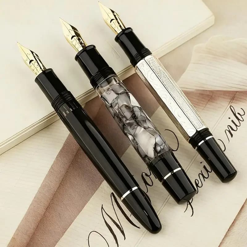 Quality For MAJOHN P136 P137 P138 P139 No.6 Flexible Nib Grip Section Copperplate Calligraphy ES ER Round Body Fountain Pen Nib