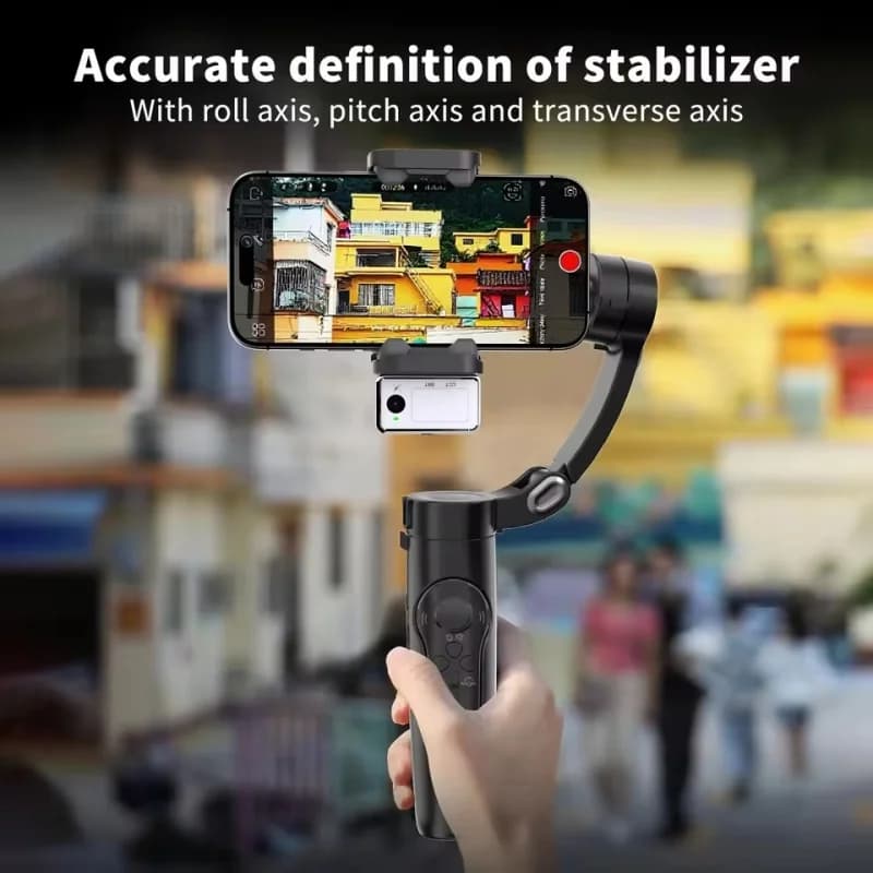 Mobile Video stabilizer Bluetooth selfie stick tripod Gimbal Stabilizer For Smartphone Live vertical Shooting Bracket For Outdoo