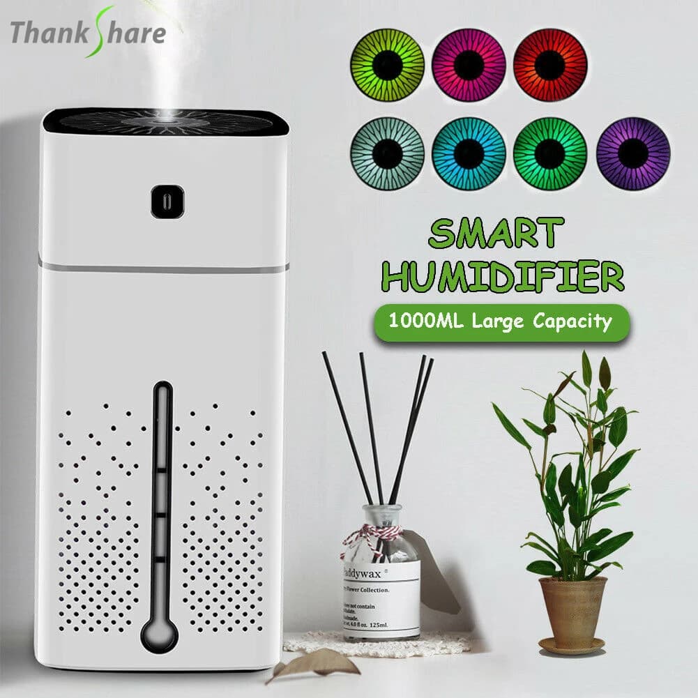 Portable Mini USB Humidifier Electric Air Diffuser Night LED Light Home Difuser Essentil Aroma Diffusor Mist Maker Auto Shut-Off