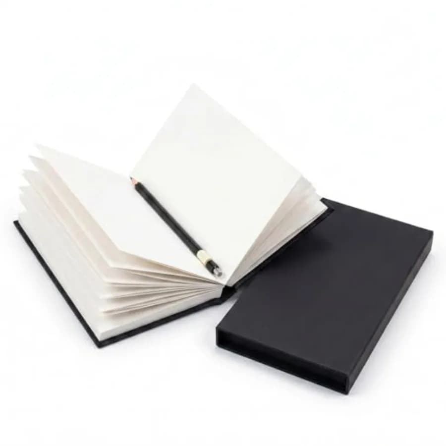 Seawhite Pocket Concertina Sketchbook in Case 7x3.5 in 175mm x 90mm