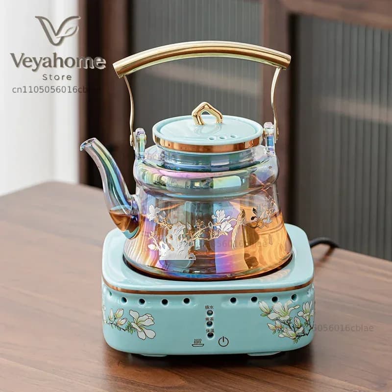 220V High-Temperature Resistant Electric Tea Stove & Tea Kettle Set for Home Use C