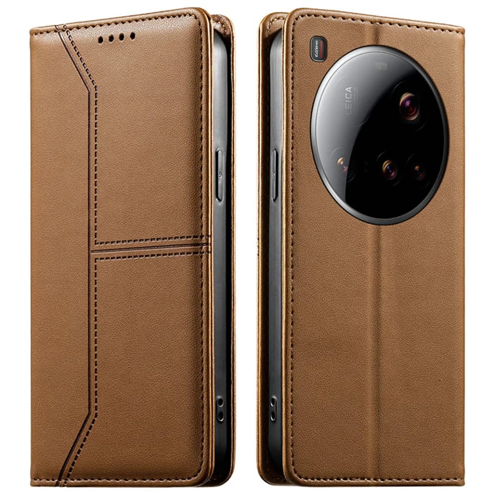 Custodia di Lusso per Xiaomi 15 Ultra 5G, Cover a Libro Magnetica in Pelle RFID per Xiaomi 15 Ultra, Portafoglio Funda Mi 15 15Ultra Etui