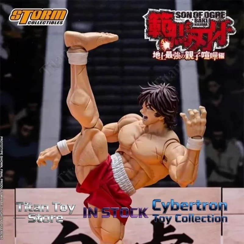 Disponibile - 100% Originale Storm Toys 1/12 BHSA01 BAKI HANMA Action Figure in PVC, Modellino da Collezione, Giocattolo Regalo, Decorazione da Scrivania