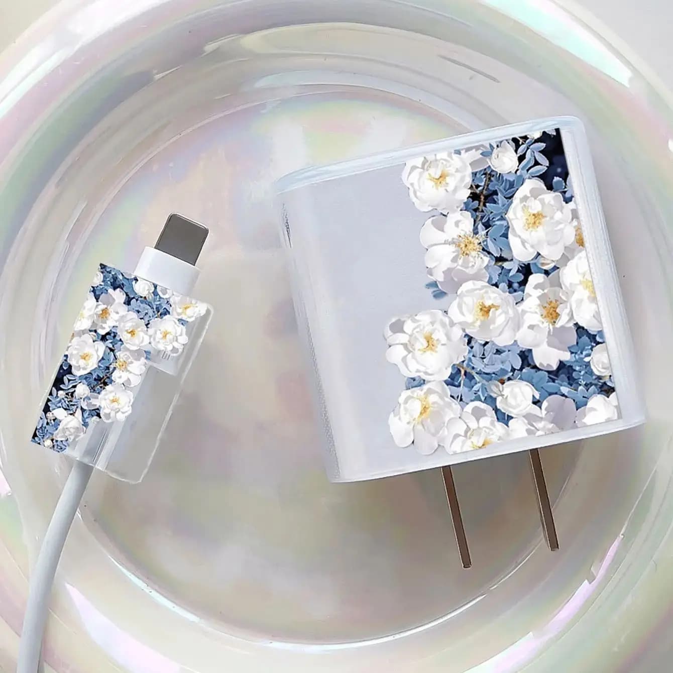 Organizzatore di cavi di protezione del caricabatterie per iPhone16 15 14 18/ 20W Coperchio di protezione di ricarica Kit avvolgicavo per la gestione dei cavi dati