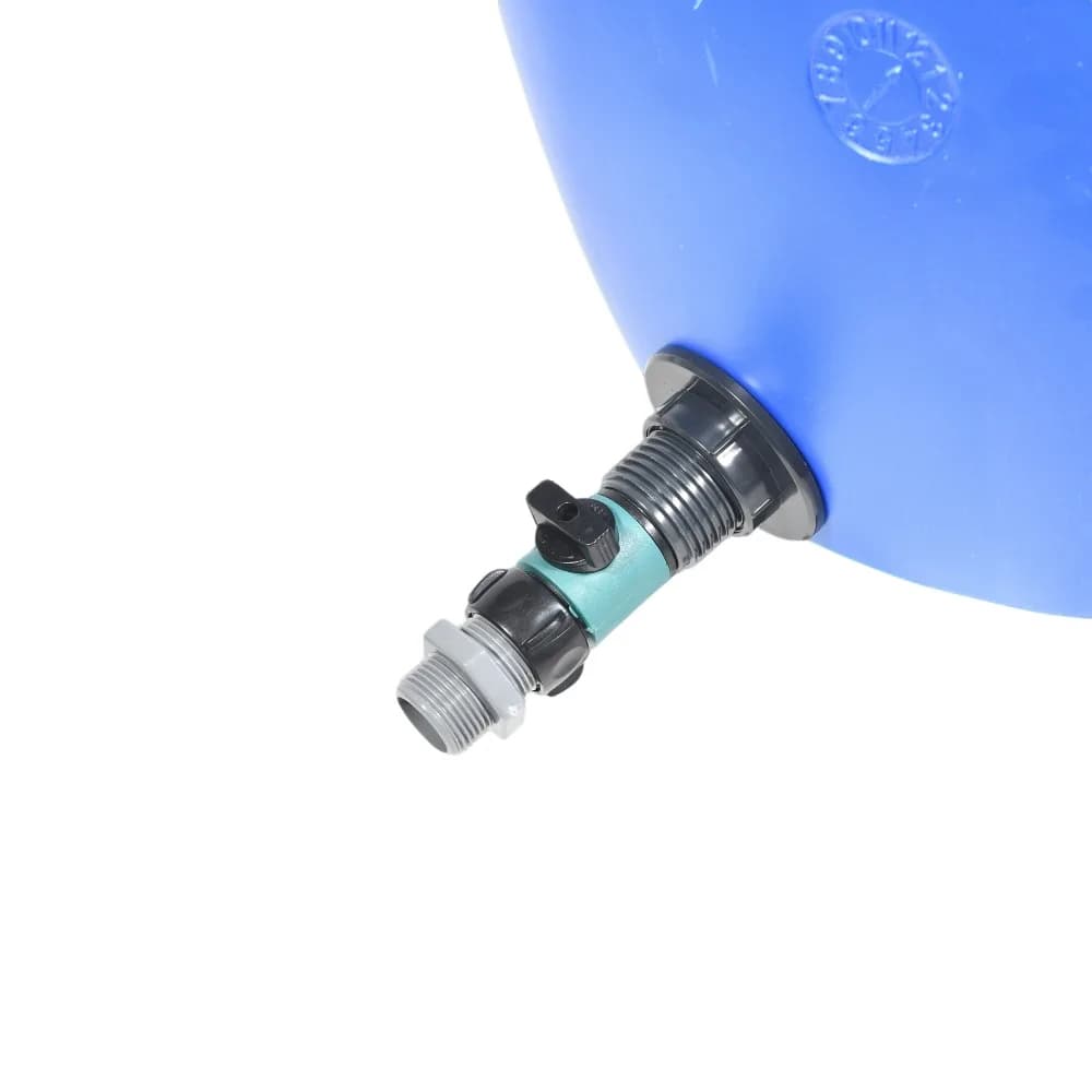 Tap splitter kit with PVC water pipe faucet with wall fitting and hose adapter for garden irrigation with rain tank