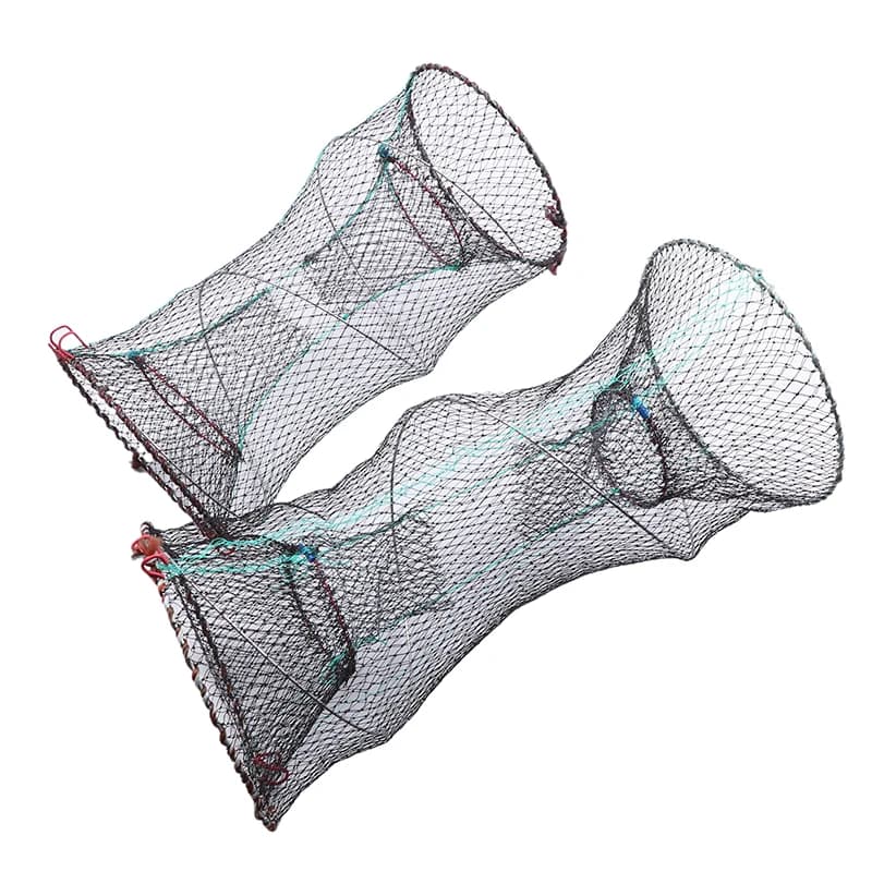 Rete da Pesca Telescopica Pieghevole Riutilizzabile per Gamberi, Granchi, Pesci, Gamberetti e Aragoste, Disponibile in 3 Misure, Portatile e Richiudibile