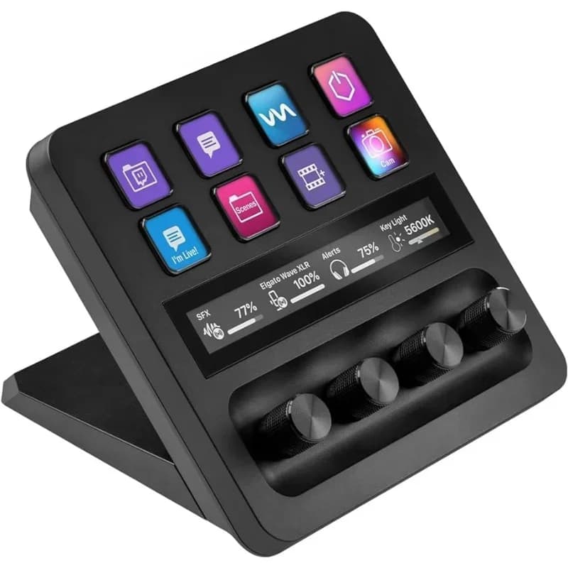 Adatto per Elgato Stream Deck+15 Tasti XL32, Stazione di Guida per Trasmissioni in Diretta, Tasti Macro Programmabili