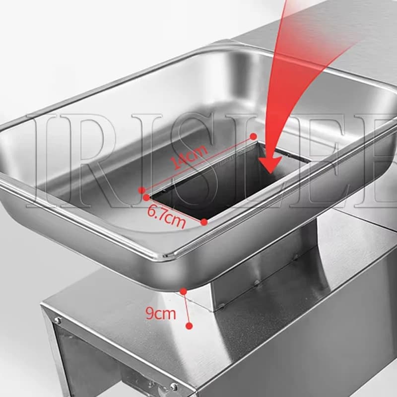 Affettatrice da Tavolo Professionale per Carne con Set di Lame Rimovibili - Strumento da Cucina Commerciale per Carne a Pezzi e Sfilacciata