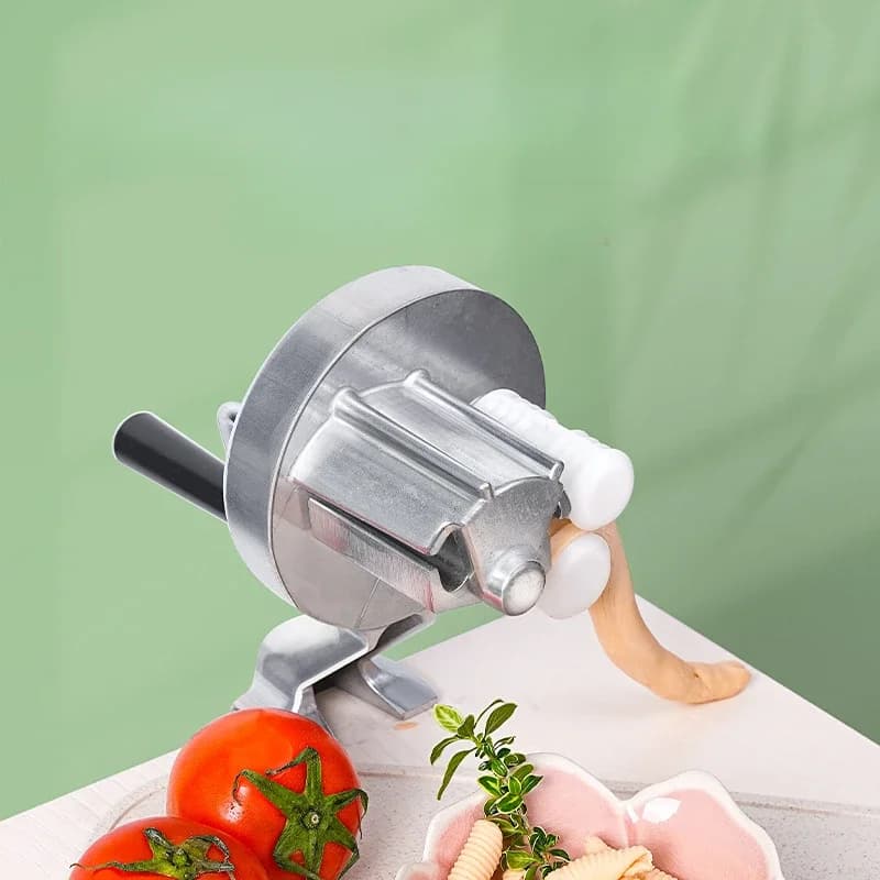 Macchina per noodle manuale per pasta domestica Macchina per noodle manuale per alimenti in canapa manuale settentrionale in lega di alluminio Utensili da cucina creativi nuovi