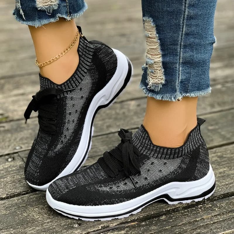 Fashionable breathable mesh women's shoes Let's wear out women's sneakers Comfortable sports sneakers for fitness Sneaker casual racing