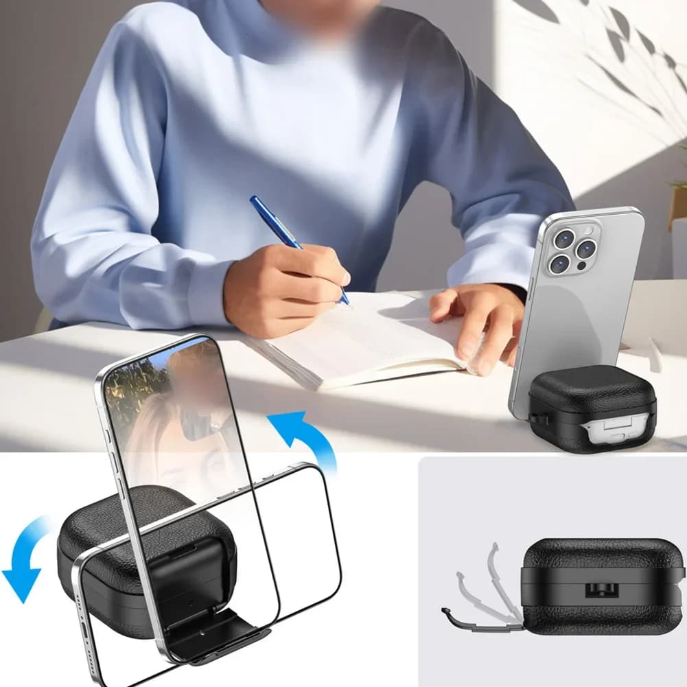 Per Samsung Galaxy-Buds 4/4pro Custodia con chiusura di sicurezza con supporto per telefono e portachiavi, cover protettiva anti-caduta, accessori per cuffie