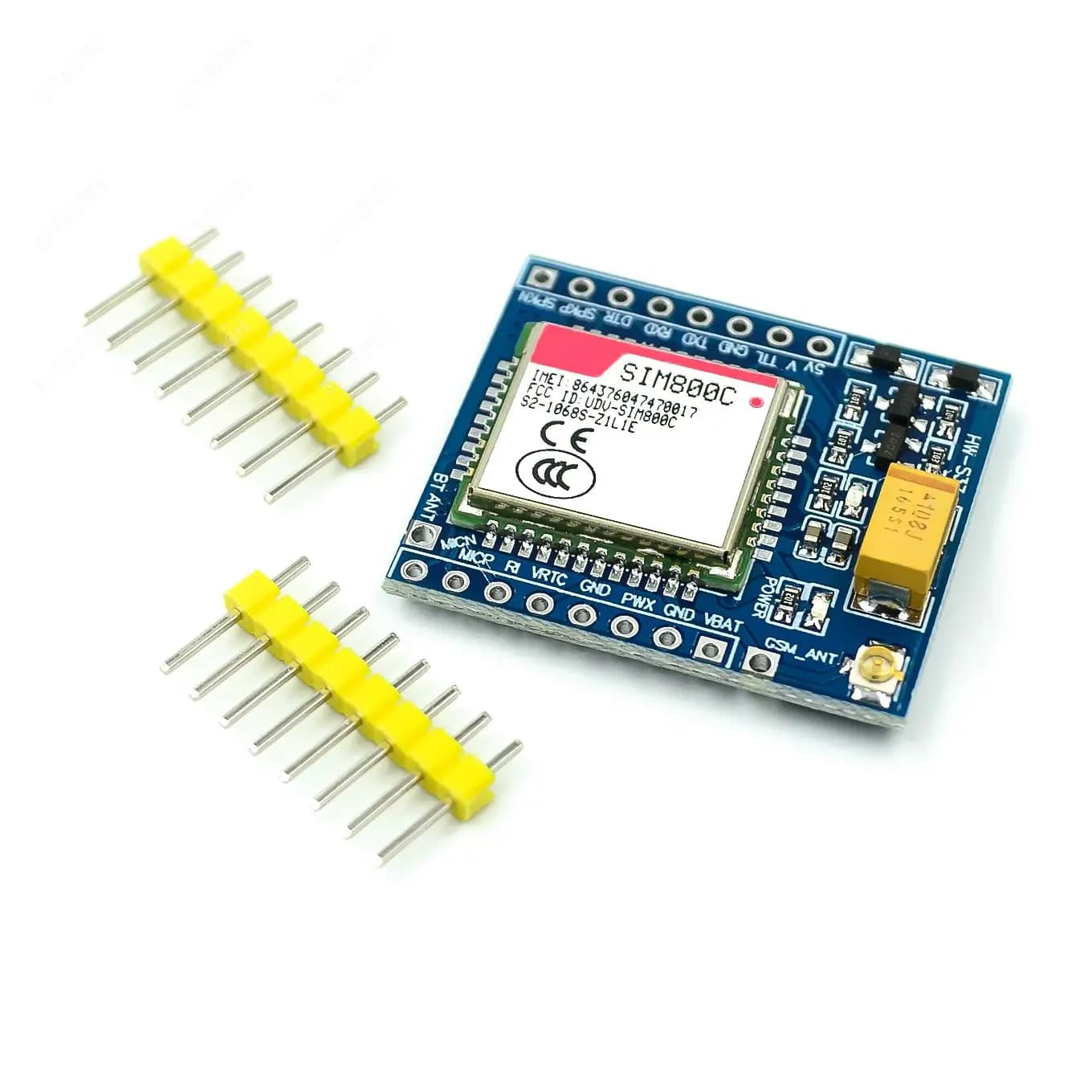 5V 3.3V SIM800C GSM GPRS Module PCB card electronic development card TTL with Bluetooth TTS STM32 for Arduino C51